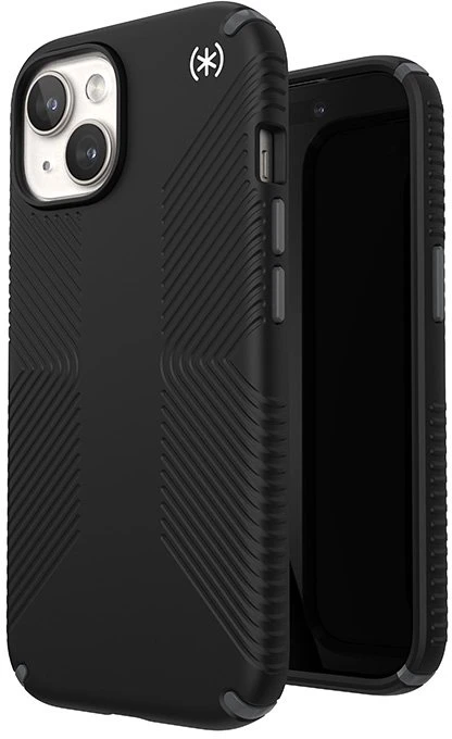 Speck Presidio2 Grip Magsafe - dėklas skirtas Apple iPhone 16e / Apple iPhone 15 / Apple iPhone 14 / Apple iPhone 13 Juodas / Slate Pilkas / Baltas