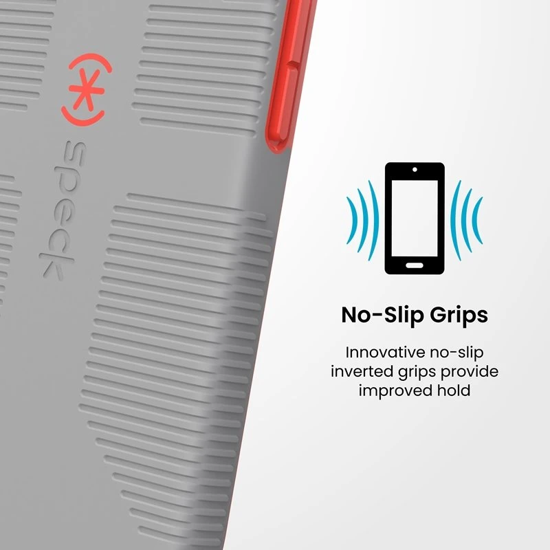 Dėklas iPhone 18 Pro / 17 Pro Speck Candyshell Grip MagSafe, pilkas