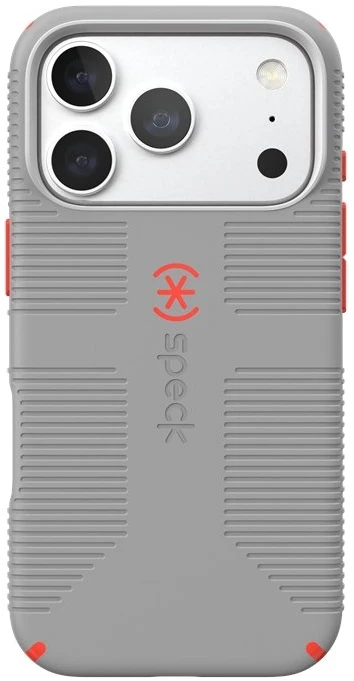 Dėklas iPhone 18 Pro / 17 Pro Speck Candyshell Grip MagSafe, pilkas