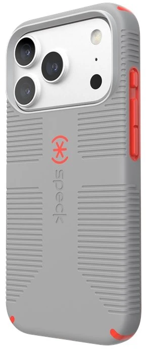 Dėklas iPhone 18 Pro / 17 Pro Speck Candyshell Grip MagSafe, pilkas