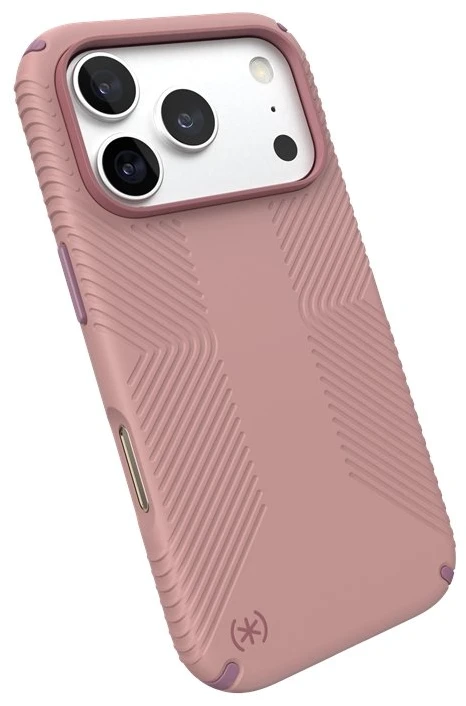 Dėklas iPhone 18 Pro / 17 Pro Speck Presidio2 Grip MagSafe, Quiet Blush
