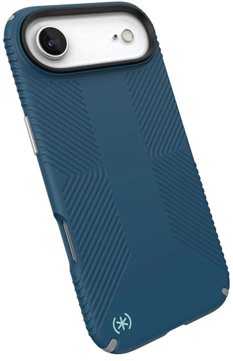 Speck Presidio2 Grip MagSafe - dėklas Apple iPhone Air Deep Sea / Sidabrinis Metallic / Spell Mėlyna