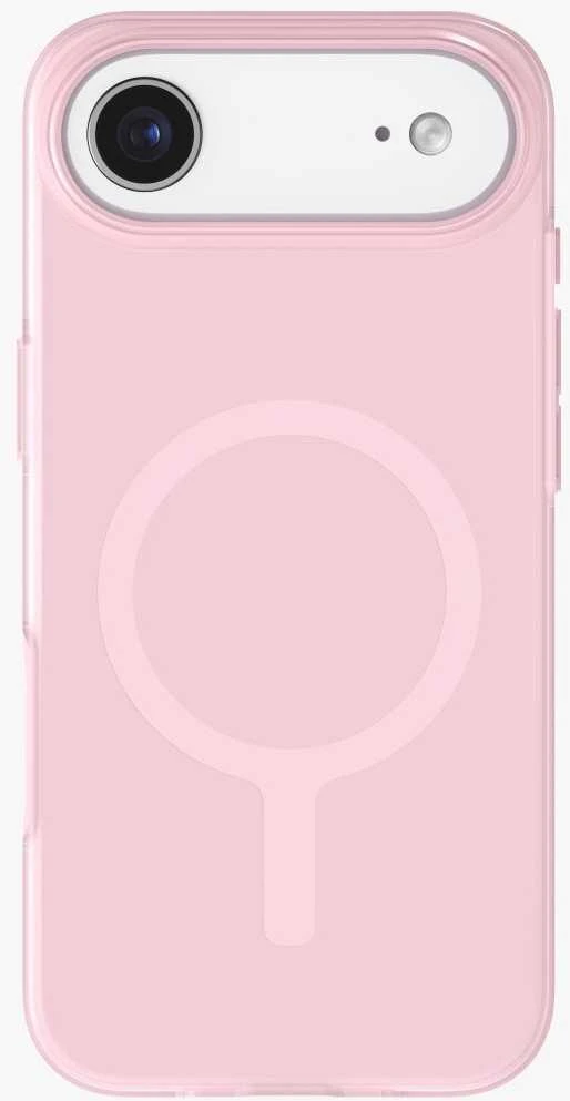 UNIQ Clario Dėklas Apple iPhone Air Magclick Charging rožinės spalvos