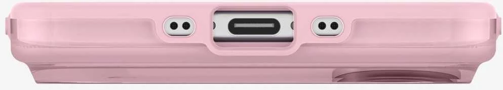 UNIQ Clario Dėklas Apple iPhone Air Magclick Charging rožinės spalvos