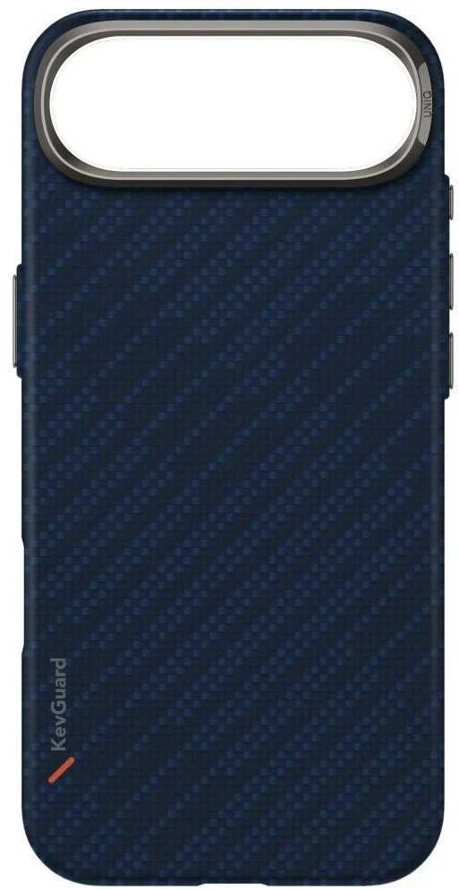 Dėklas UNIQ Keva EDGE Apple iPhone 17 Air Magclick Charging mėlynas
