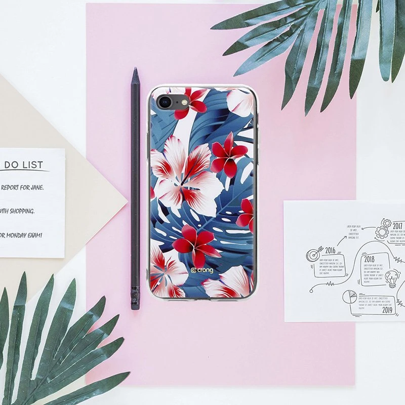 Crong Flower dėklas – dėklas skirtas Apple iPhone SE 2020 / 8 / 7 pattern 03