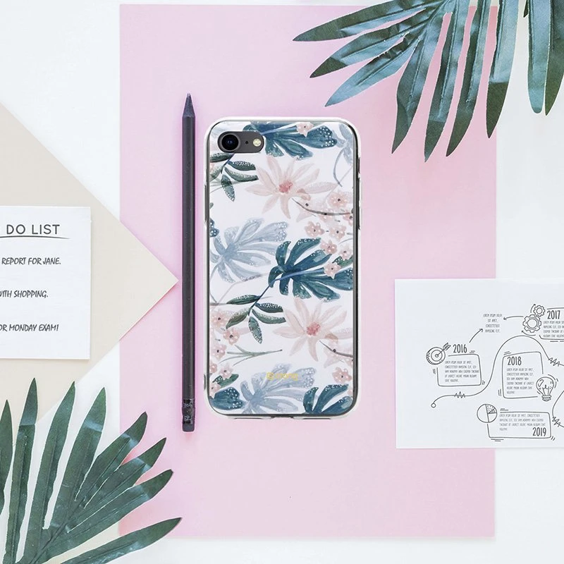 Crong Flower dėklas – dėklas skirtas Apple iPhone SE 2020 / 8 / 7 pattern 01