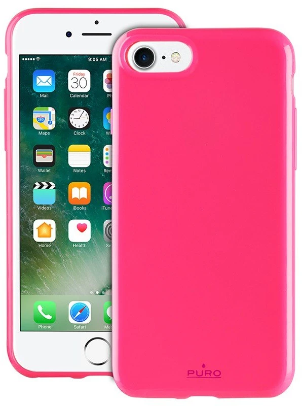 Dėklas Puro Sunny Kit Apple iPhone 7/8 + akiniai SE 2020 / SE 2022 rožinės spalvos IPC747SUNNYKIT1PNK
