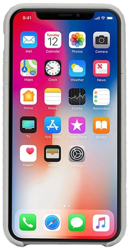 Incase Pop dėklas skirtas Apple iPhone X Clear/Slate