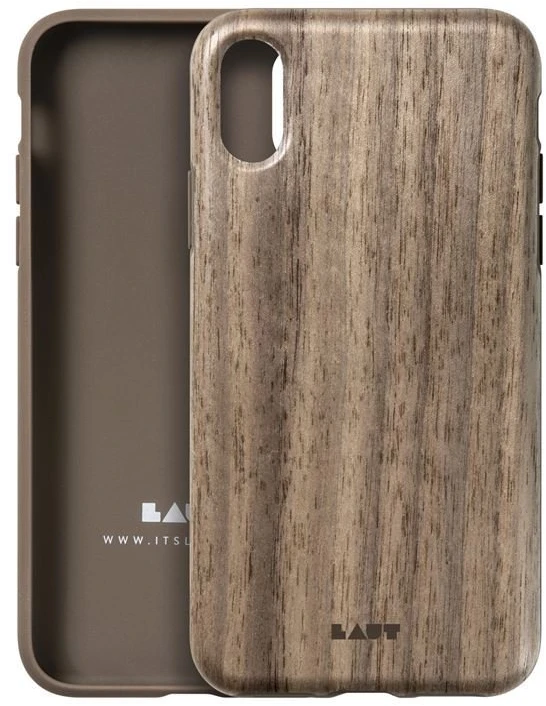 Laut PINNACLE - dėklas skirtas Apple iPhone XR with natural wood Walnut