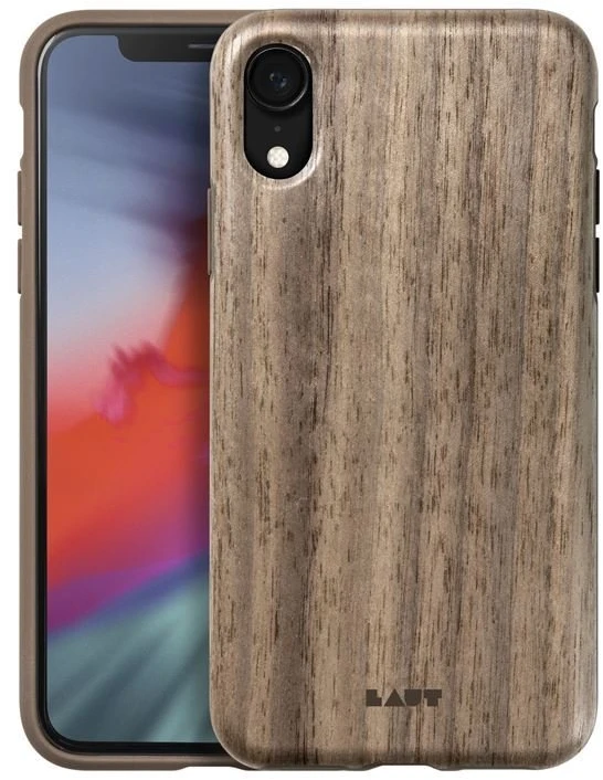 Laut PINNACLE - dėklas skirtas Apple iPhone XR with natural wood Walnut