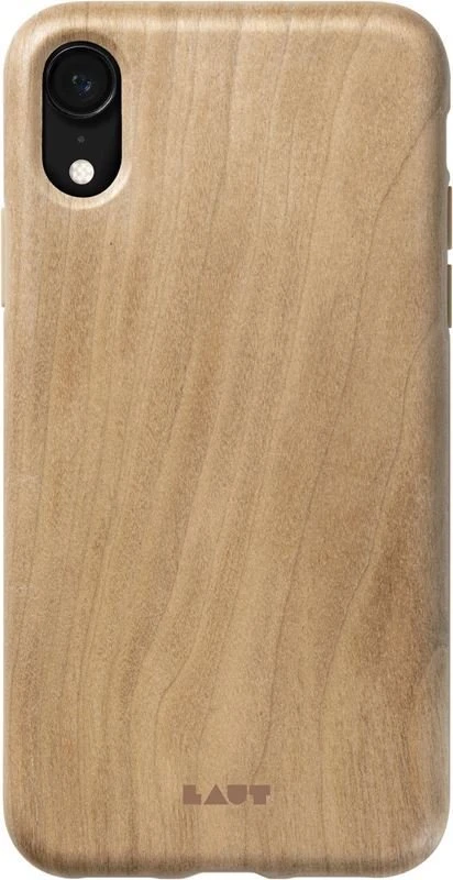 Laut PINNACLE - dėklas skirtas Apple iPhone XR su natural wood Cherry Wood