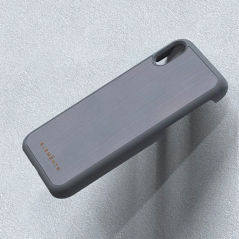 Nordic Elements Original Gefion - dėklas skirtas Apple iPhone XR with real maple wood Mid Pilkas