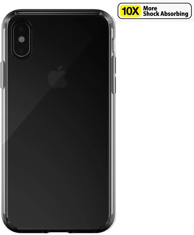 Just Mobile Tenc Air dėklas skirtas Apple iPhone Xs Max Crystal Juodas