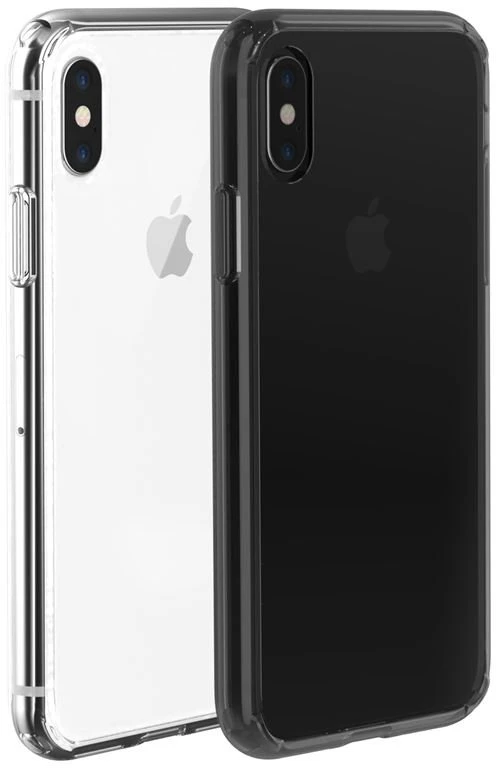 Just Mobile Tenc Air dėklas skirtas Apple iPhone Xs Max Crystal Juodas