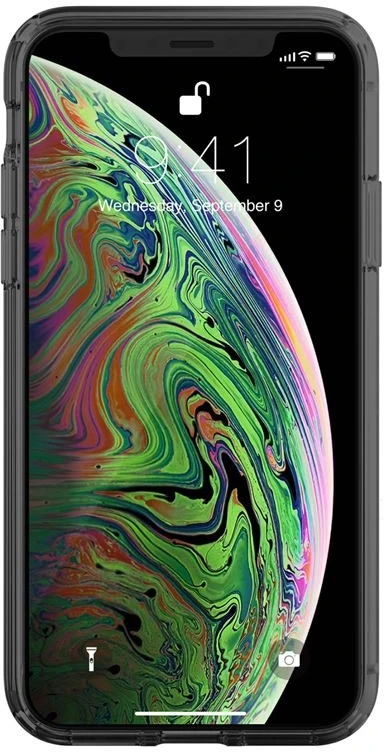 Just Mobile Tenc Air dėklas skirtas Apple iPhone Xs Max Crystal Juodas