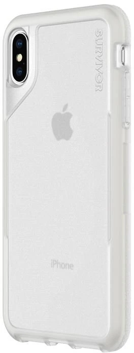Griffin Survivor Endurance - dėklas skirtas Apple iPhone Xs Max Clear/Gray