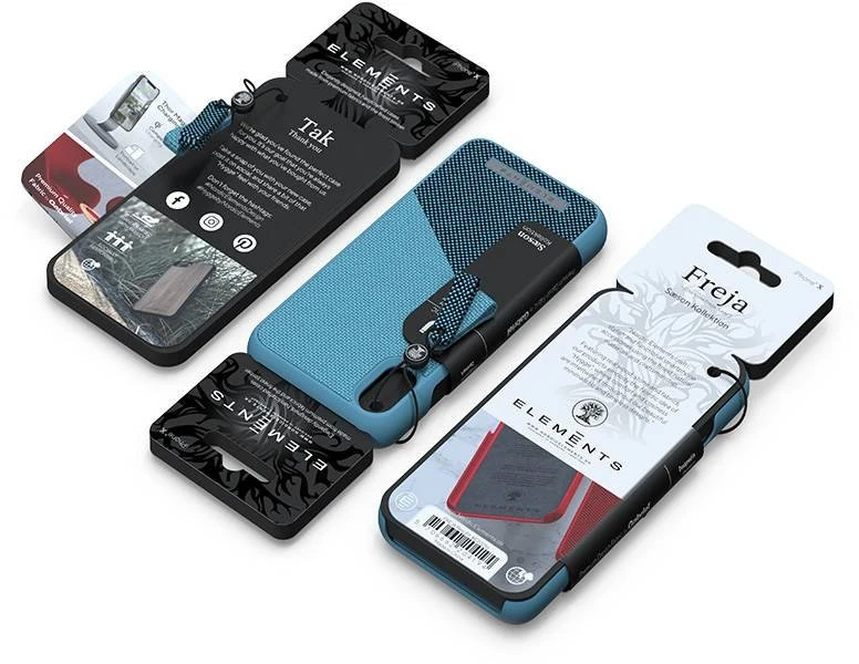 Nordic Elements Saeson Freja - dėklas skirtas Apple iPhone Xs Max Petrol