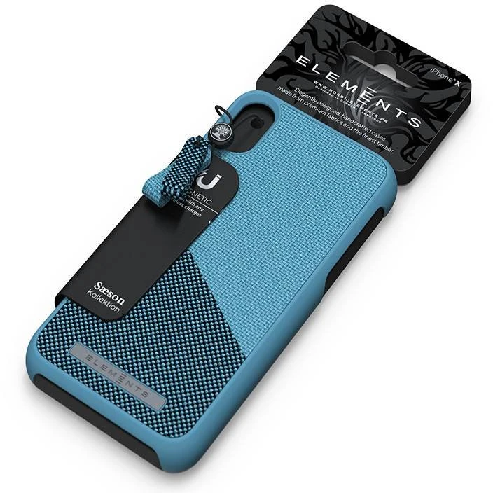 Nordic Elements Saeson Freja - dėklas skirtas Apple iPhone Xs Max Petrol