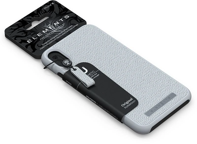 Nordic Elements Original Idun - dėklas skirtas Apple iPhone Xs Max Light Pilkas