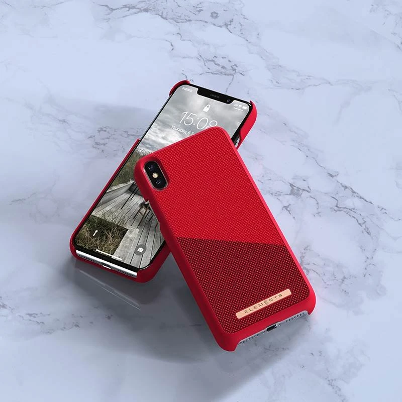 Nordic Elements Saeson Freja - dėklas skirtas Apple iPhone Xs Max Raudona