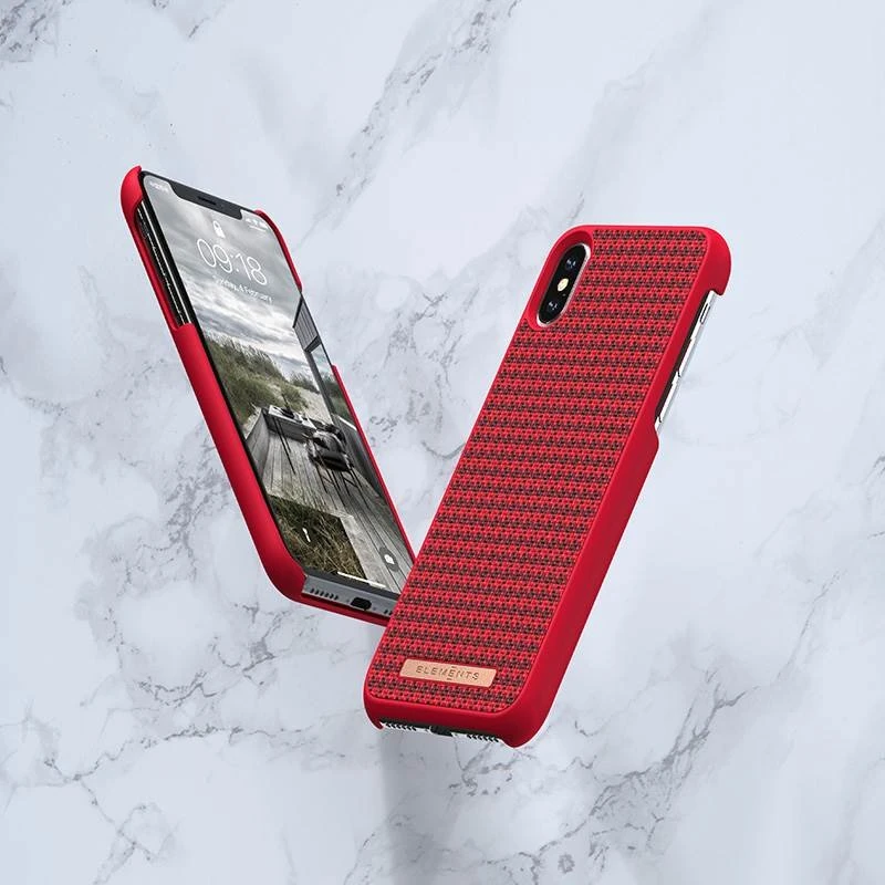 Nordic Elements Saeson Idun - dėklas skirtas Apple iPhone Xs Max Raudona