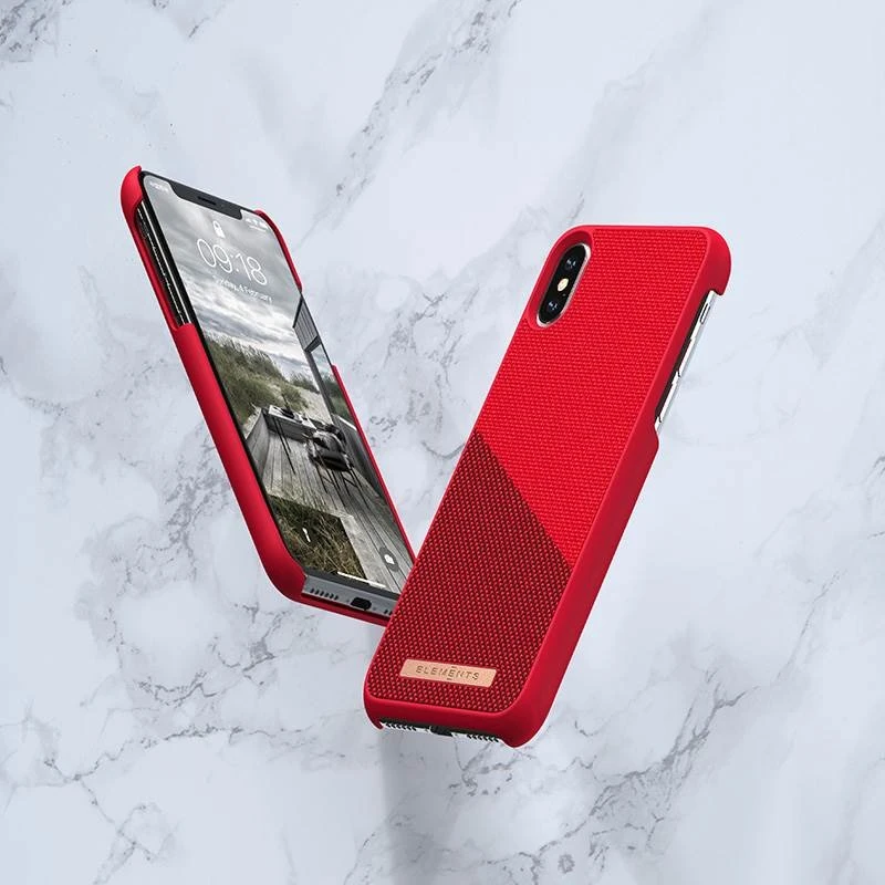 Nordic Elements Saeson Freja - dėklas skirtas Apple iPhone Xs Max Raudona