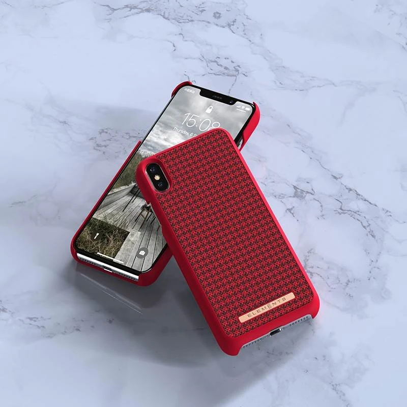 Nordic Elements Saeson Idun - dėklas skirtas Apple iPhone Xs Max Raudona
