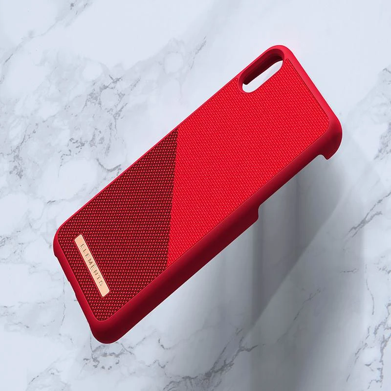Nordic Elements Saeson Freja - dėklas skirtas Apple iPhone Xs Max Raudona