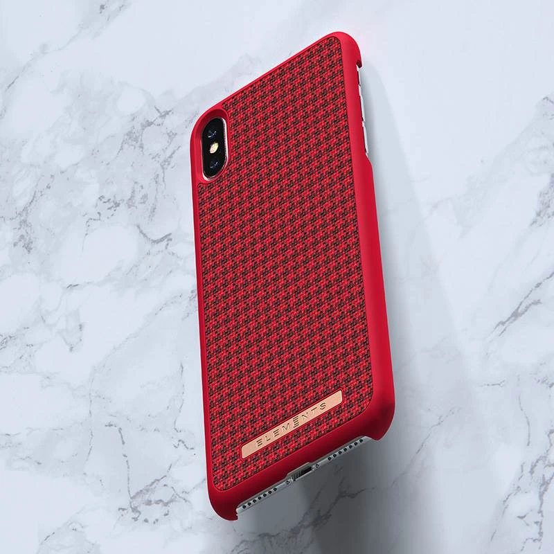 Nordic Elements Saeson Idun - dėklas skirtas Apple iPhone Xs Max Raudona