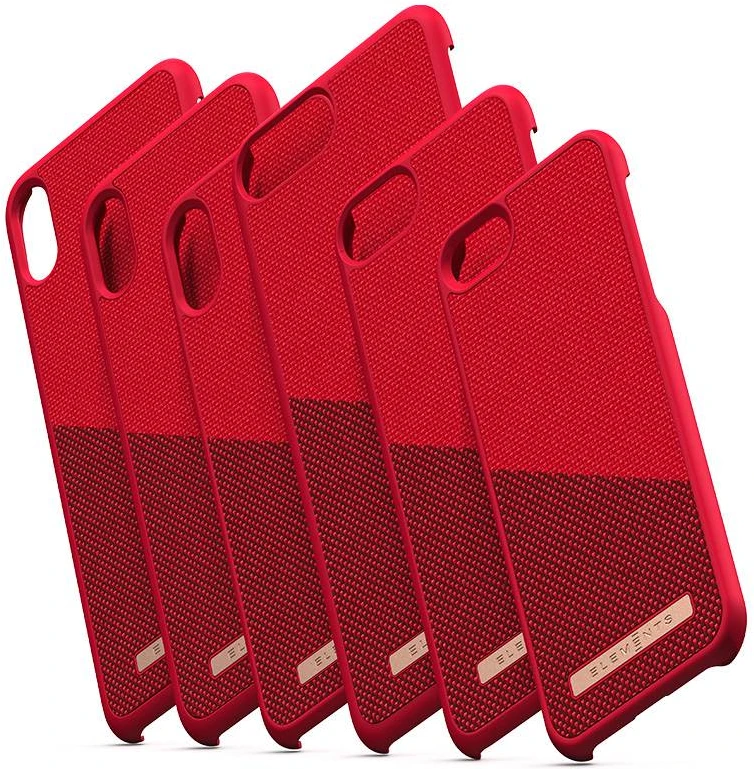 Nordic Elements Saeson Freja - dėklas skirtas Apple iPhone Xs Max Raudona
