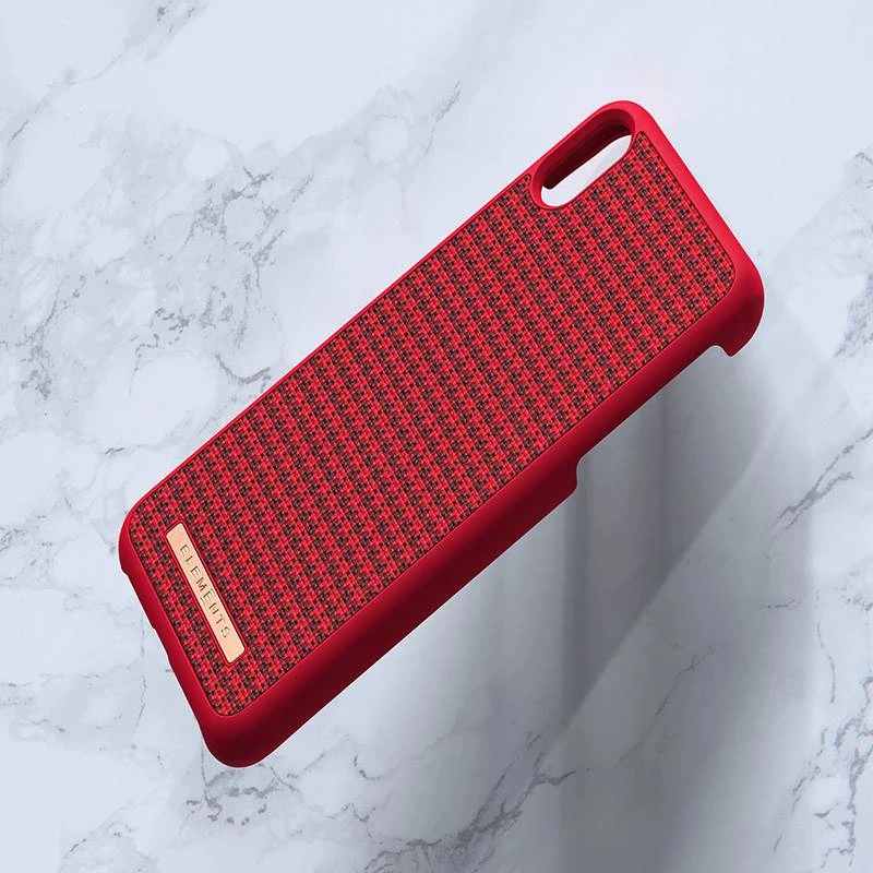 Nordic Elements Saeson Idun - dėklas skirtas Apple iPhone Xs Max Raudona