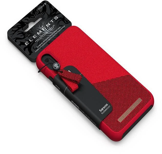 Nordic Elements Saeson Freja - dėklas skirtas Apple iPhone Xs Max Raudona