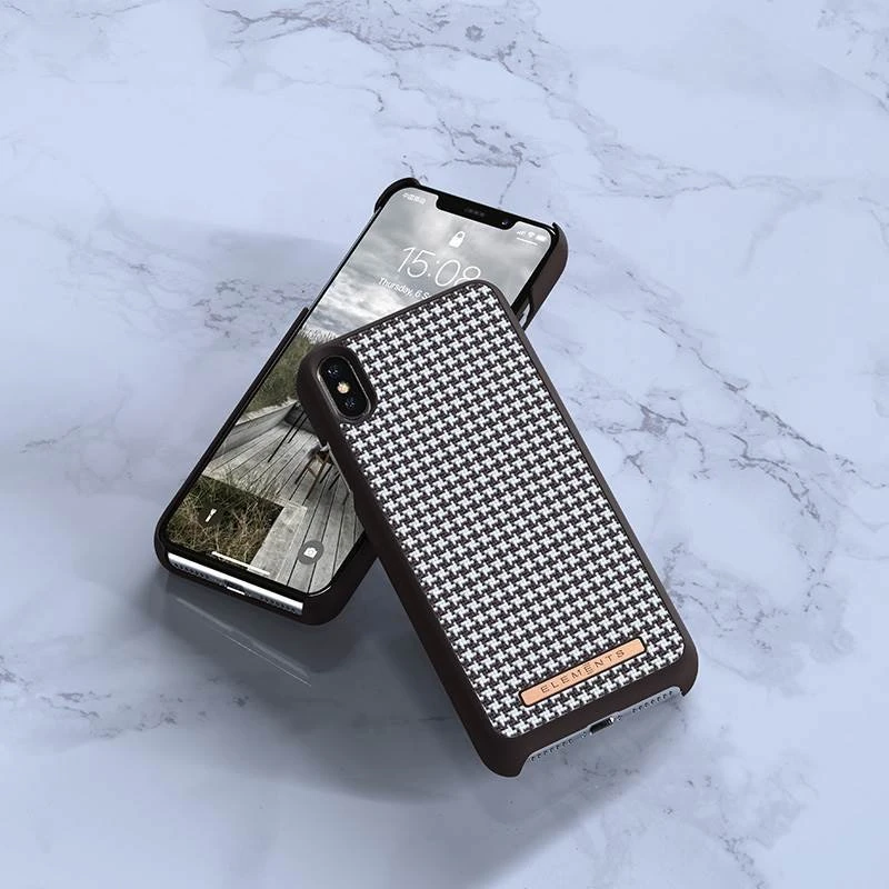 Nordic Elements Saeson Idun - dėklas skirtas Apple iPhone Xs Max Dark Brown
