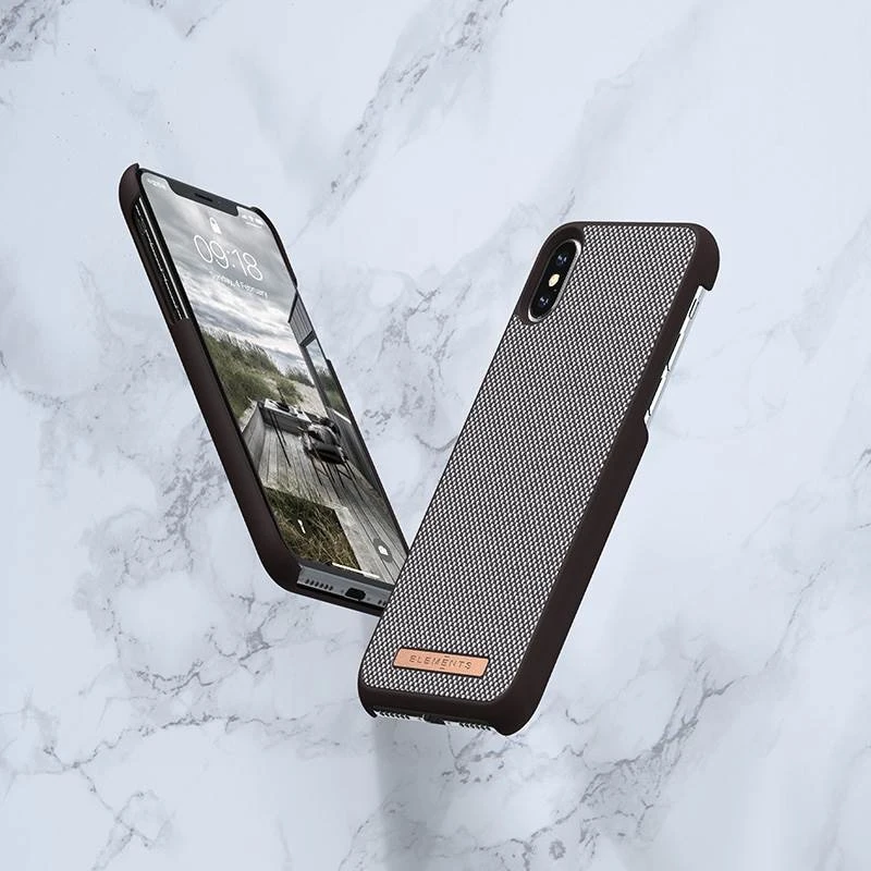Nordic Elements Saeson Idun - dėklas skirtas Apple iPhone Xs Max Dark Brown