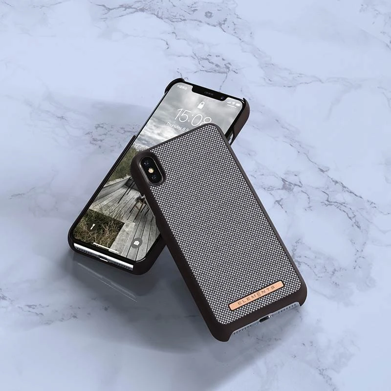 Nordic Elements Saeson Idun - dėklas skirtas Apple iPhone Xs Max Dark Brown