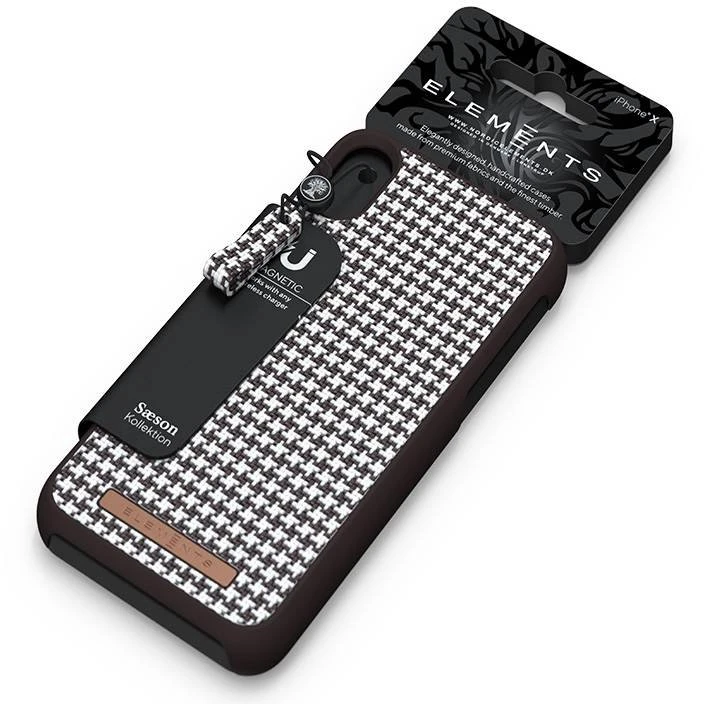 Nordic Elements Saeson Idun - dėklas skirtas Apple iPhone Xs Max Dark Brown