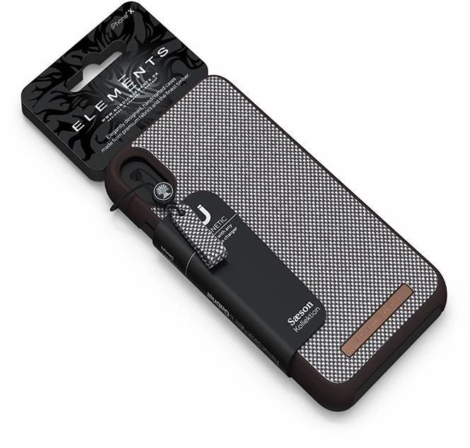 Nordic Elements Saeson Idun - dėklas skirtas Apple iPhone Xs Max Dark Brown