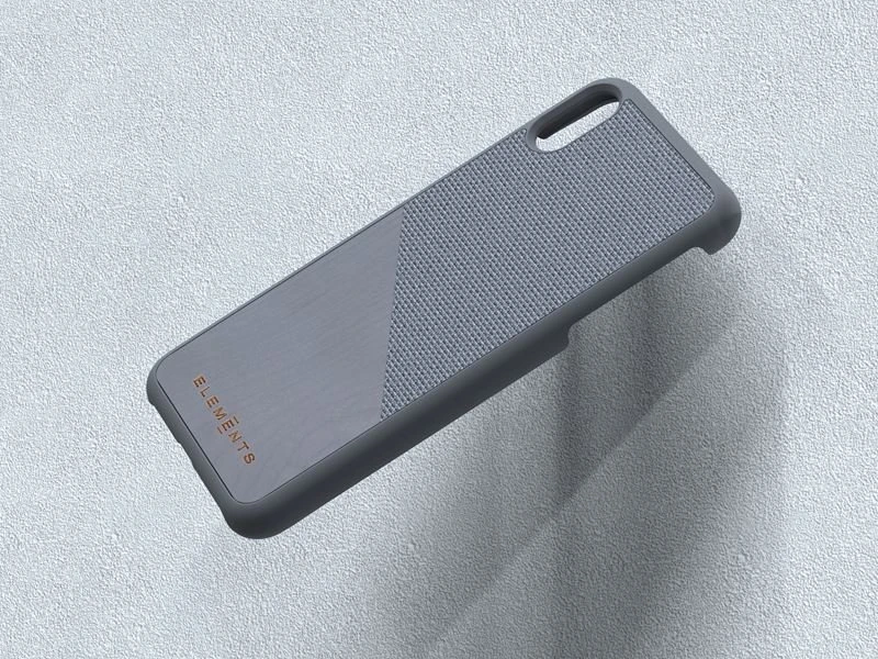 Nordic Elements Original Hel - dėklas skirtas Apple iPhone Xs Max with real maple wood Mid Pilkas