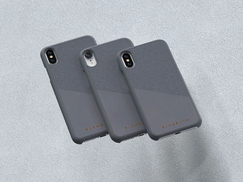 Nordic Elements Original Hel - dėklas skirtas Apple iPhone Xs Max with real maple wood Mid Pilkas