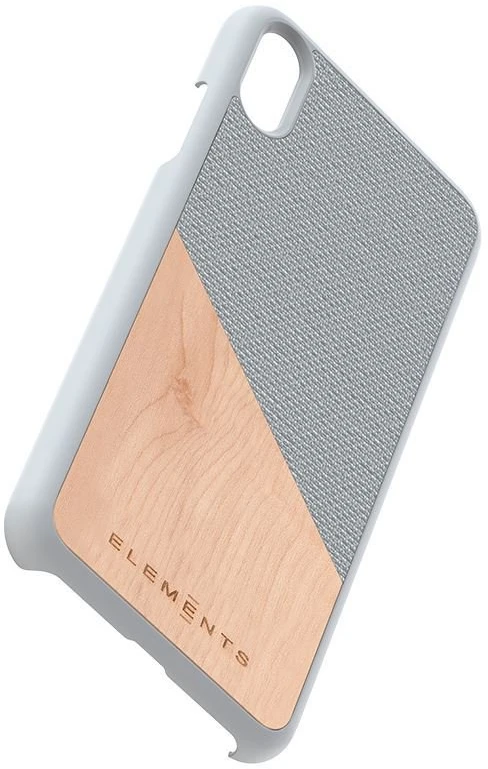 Nordic Elements Original Hel - dėklas skirtas Apple iPhone Xs Max su real maple wood Light Pilkas