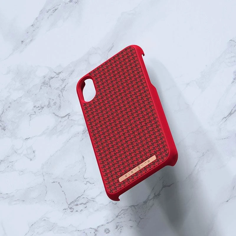 Nordic Elements Saeson Idun - dėklas skirtas Apple iPhone Xs / X Raudona