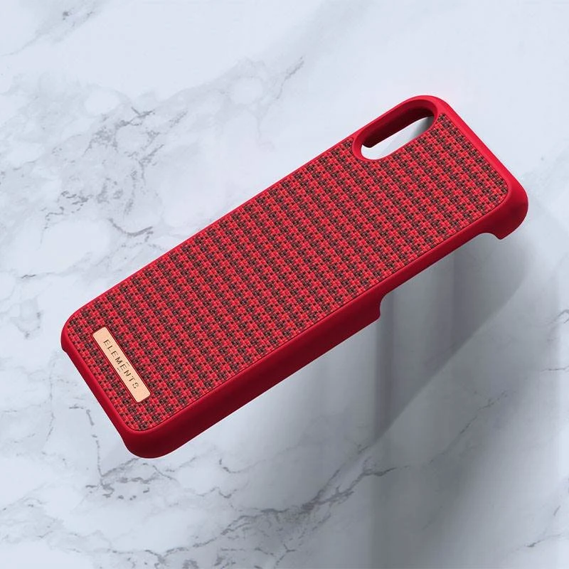 Nordic Elements Saeson Idun - dėklas skirtas Apple iPhone Xs / X Raudona