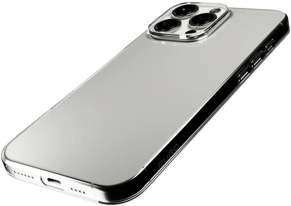 Silikoninis Puro 03 Nude Apple iPhone 16 Pro Max – dėklas telefonui skaidrus