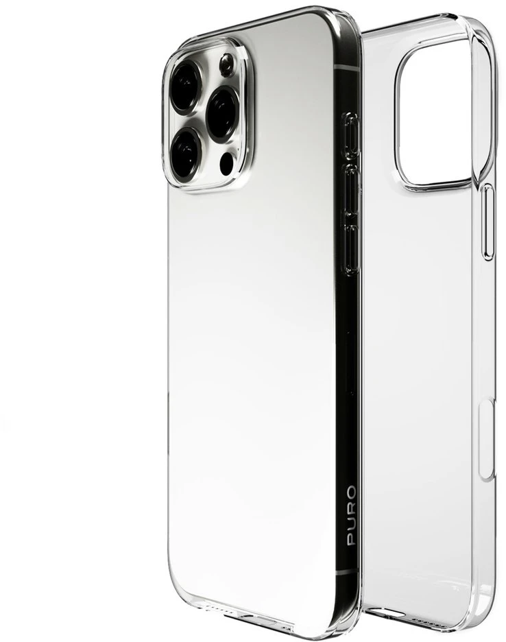 Silikoninis Puro 03 Nude Apple iPhone 16 Pro Max – dėklas telefonui skaidrus