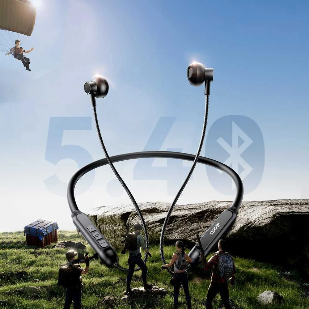 Joyroom JR-D8 Bluetooth Belaidės Ausinės with su lankeliu ant galvos - Juodas