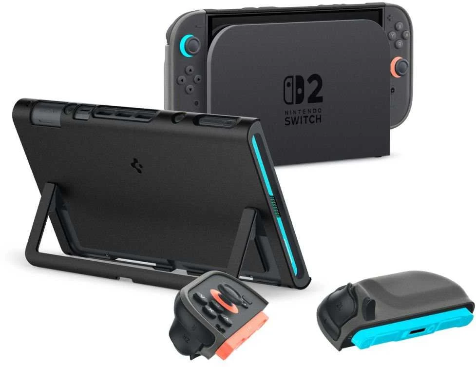 Spigen Nano Pop, juodas sesame - Nintendo Switch 2