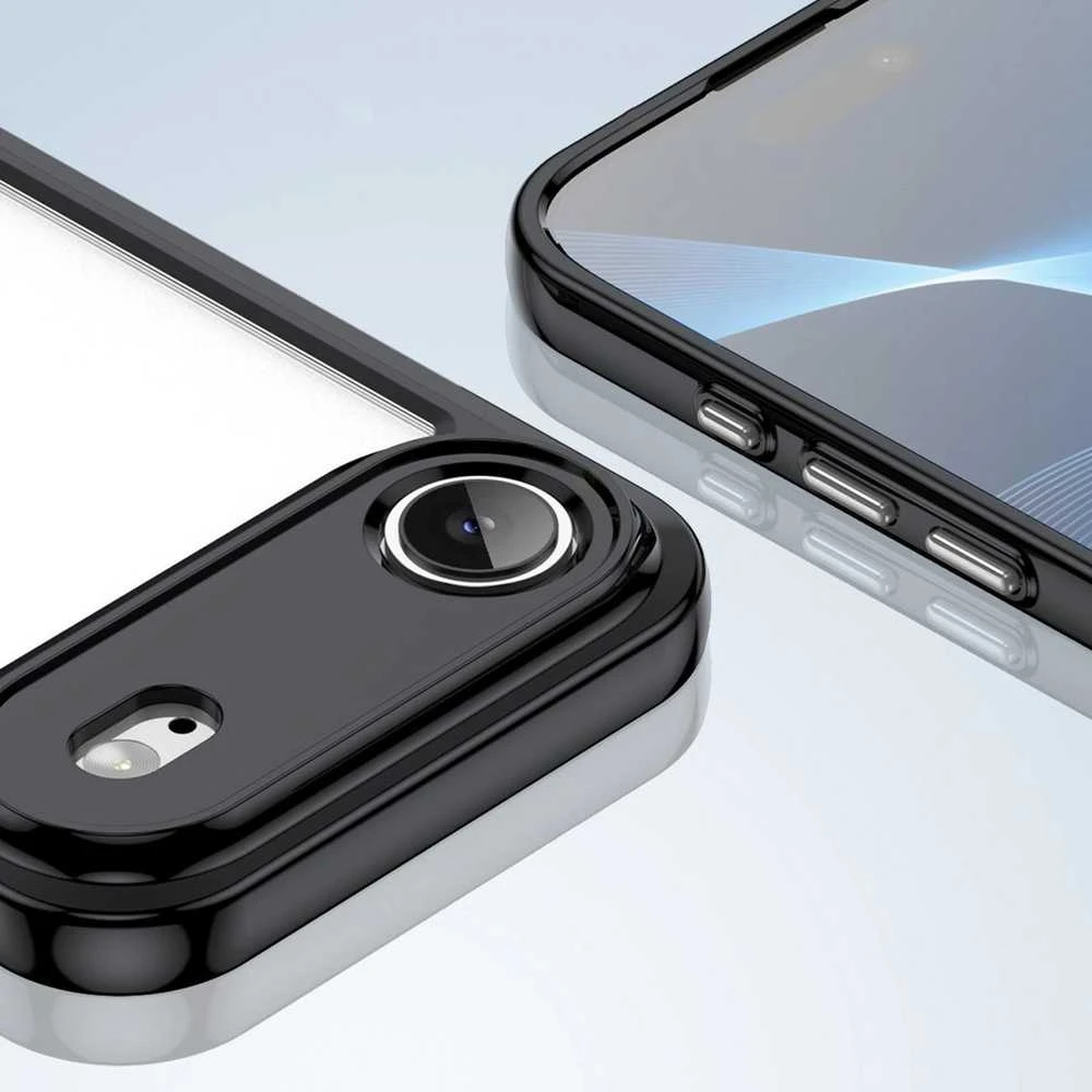 Hurtel Dėklas Outer Space skirtas Apple iPhone 17 Air – juodos spalvos skaidrus