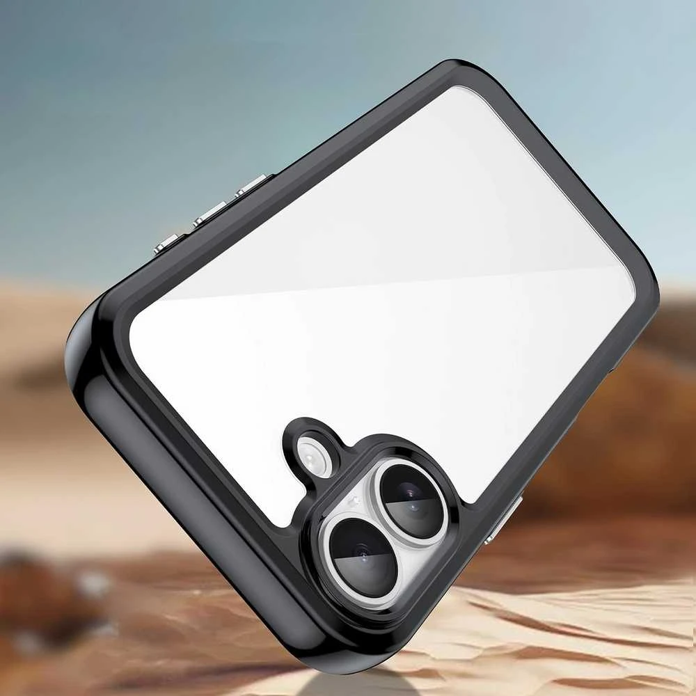 Hurtel Dėklas Outer Space skirtas Apple iPhone 17 – juodos spalvos skaidrus