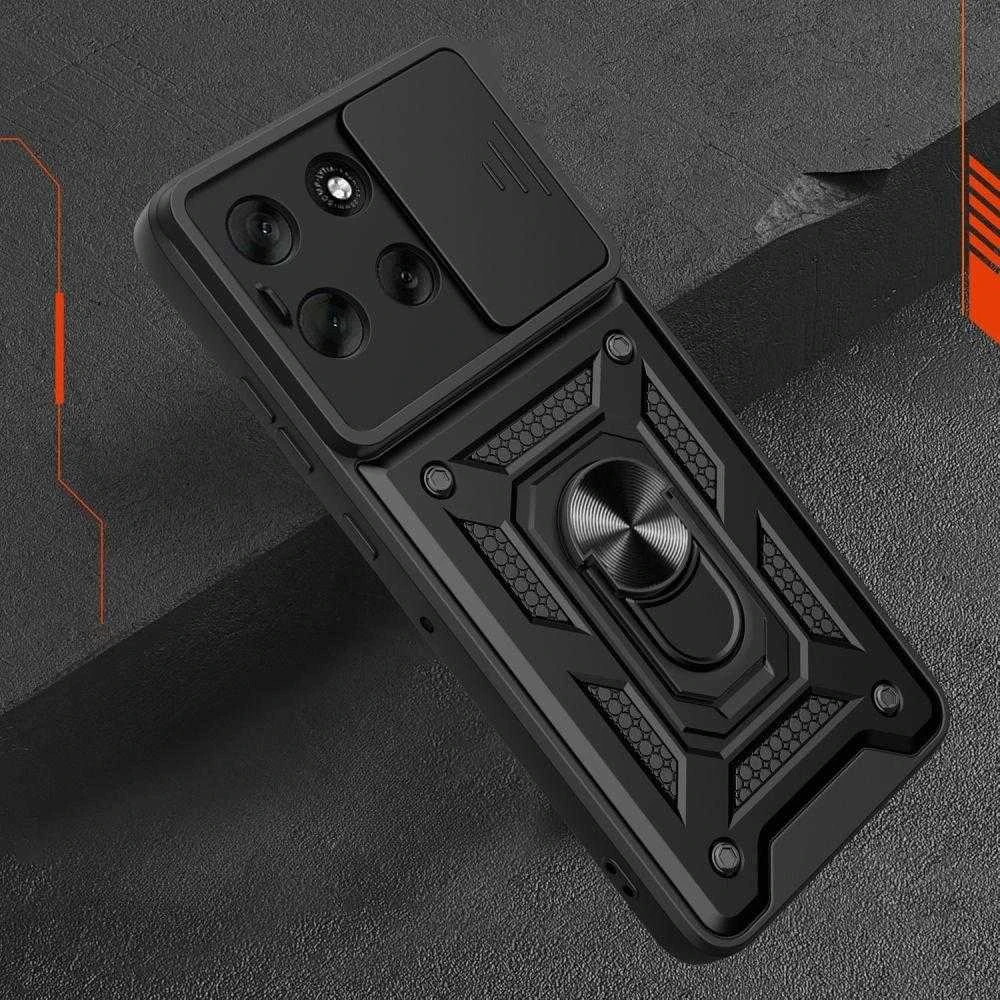Dėklas Tech-Protect CamShield Pro Case for Motorola Moto G86 5G - Juodas